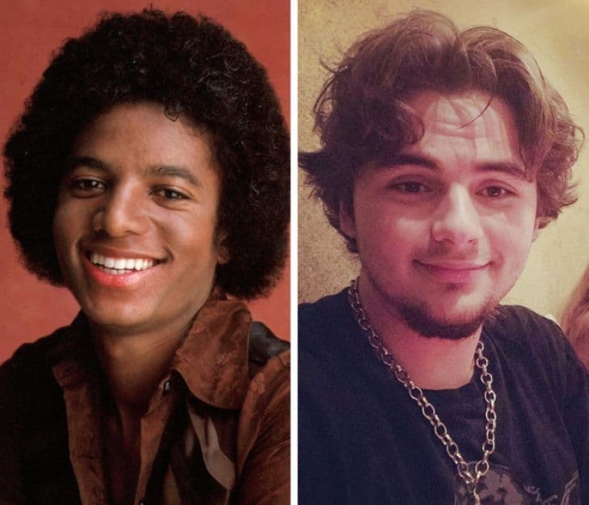 20 photos of Hollywood stars and their children at the same age