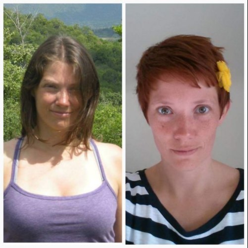 20 photos of people before and after they cut his long hair 20 photos of people before and after they cut his long hair