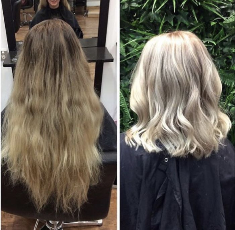 20 photos of people before and after they cut his long hair 20 photos of people before and after they cut his long hair