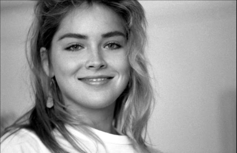 20 retratos de Sharon stone principios de los años 80