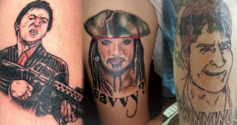 20 un tatuaje, los creadores de los cuales tienen una necesidad urgente de cambiar la profesión 20 un tatuaje, los creadores de los cuales tienen una necesidad urgente de cambiar la profesión