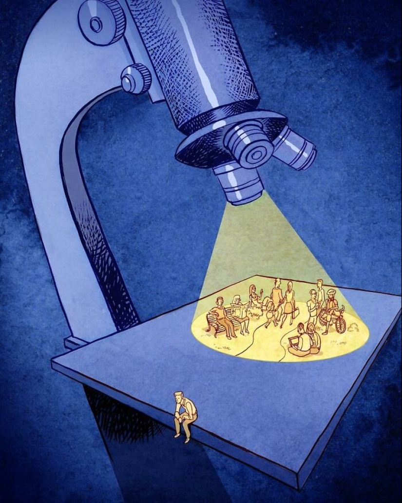 22 dibujos provocativos que muestran el lado oscuro de la sociedad