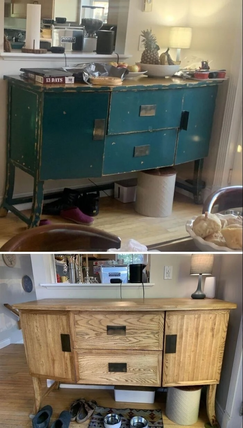 22 examples of restoration of wooden furniture — photos before and after removing paint