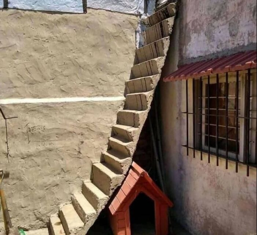 22 fotos de escaleras peligrosas que te harán girar la cabeza