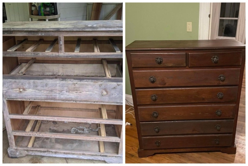 22 fotos interesantes de la serie "antes/después"