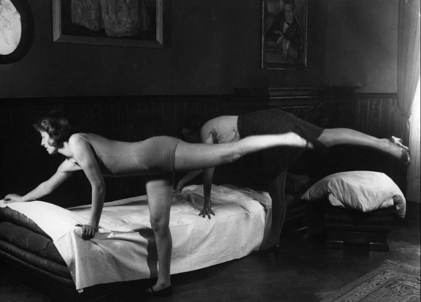 22 fotos retro: cómo era el fitness de principios del siglo XX