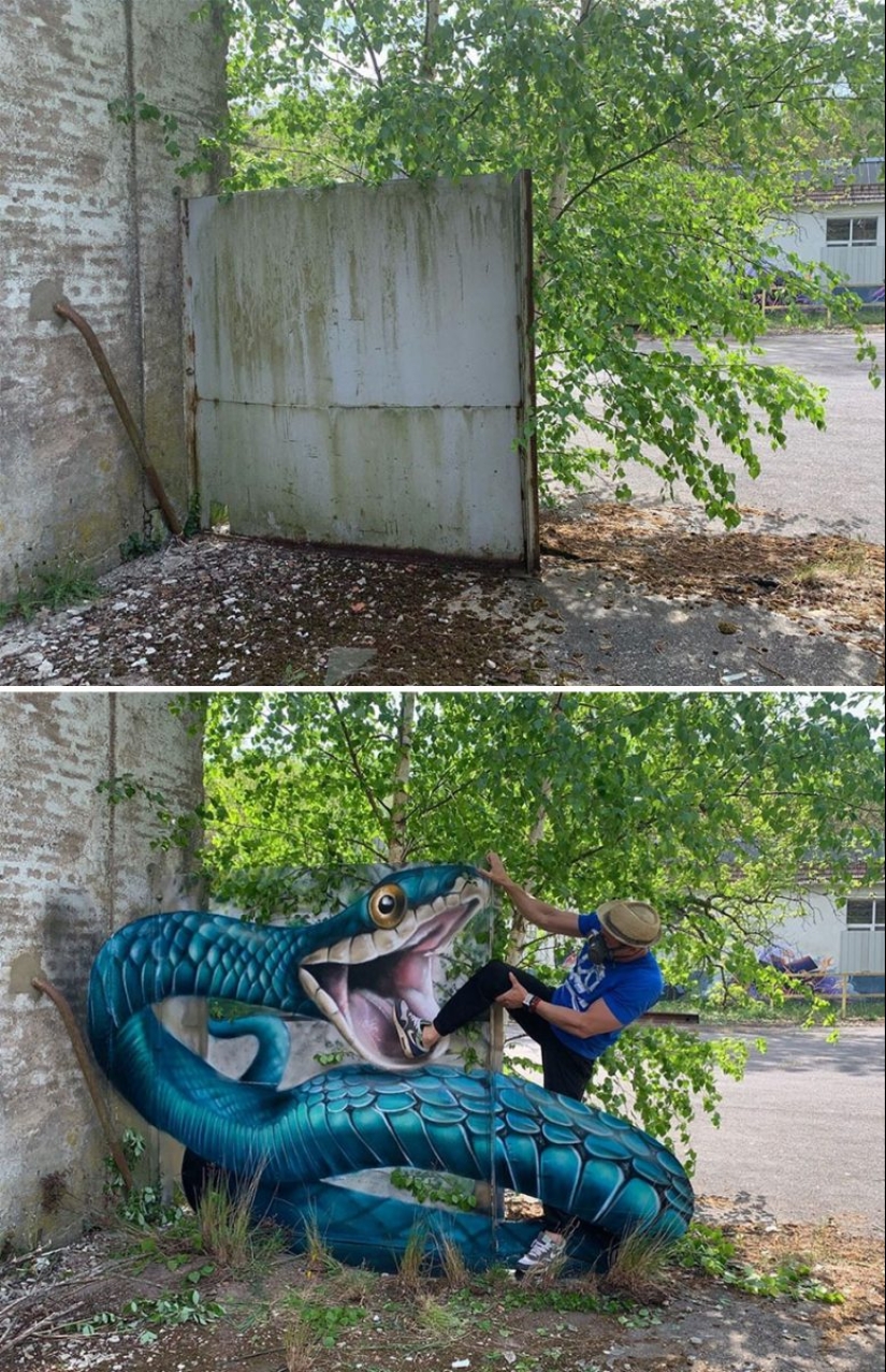 22 impressive SCAF graffiti that seem to jump out of the walls 22 impressive SCAF graffiti that seem to jump out of the walls