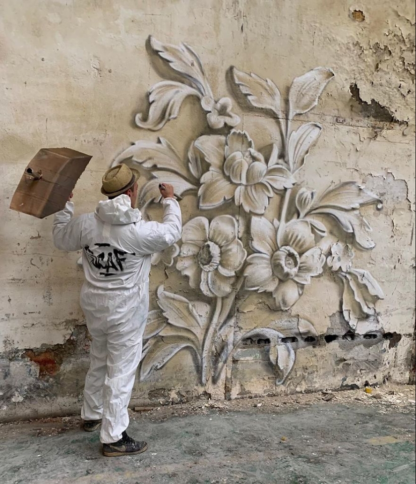 22 impressive SCAF graffiti that seem to jump out of the walls 22 impressive SCAF graffiti that seem to jump out of the walls