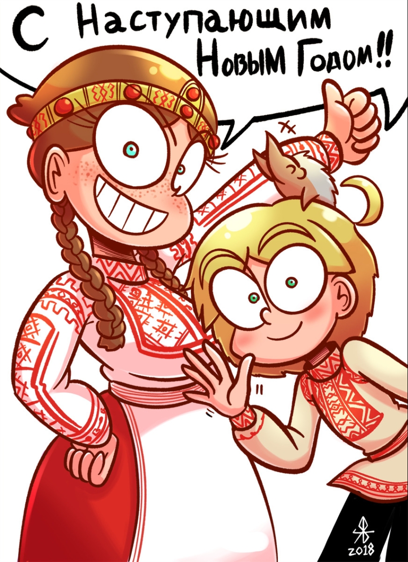 22 obras de un artista japonés que mezcló motivos eslavos con manga 22 obras de un artista japonés que mezcló motivos eslavos con manga