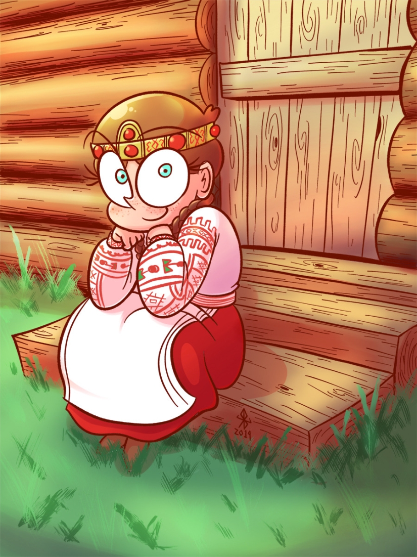 22 obras de un artista japonés que mezcló motivos eslavos con manga 22 obras de un artista japonés que mezcló motivos eslavos con manga