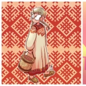 22 obras de un artista japonés que mezcló motivos eslavos con manga