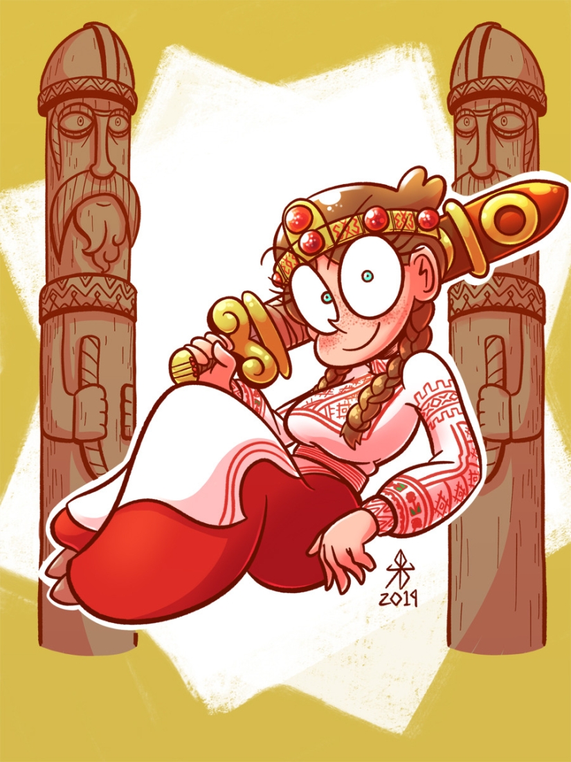 22 obras de un artista japonés que mezcló motivos eslavos con manga 22 obras de un artista japonés que mezcló motivos eslavos con manga