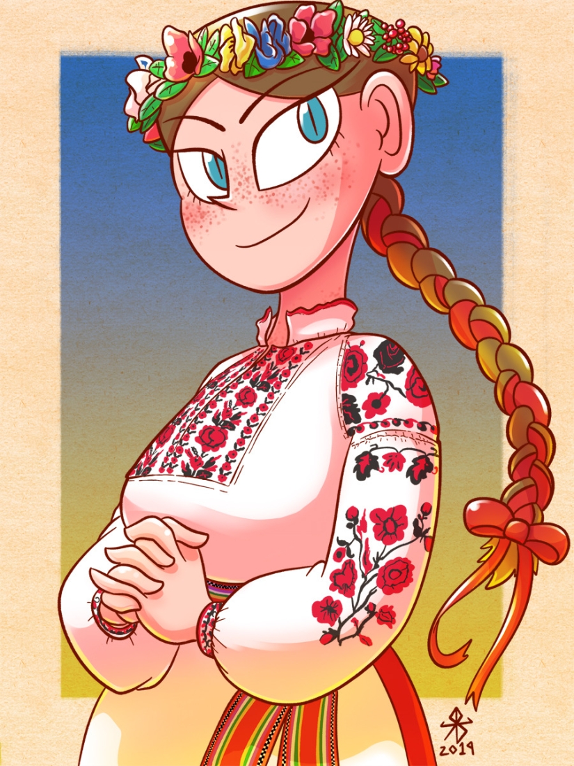 22 obras de un artista japonés que mezcló motivos eslavos con manga 22 obras de un artista japonés que mezcló motivos eslavos con manga