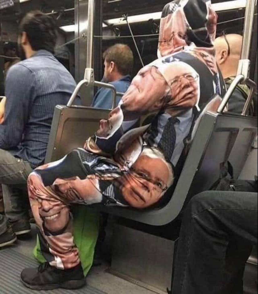 22 of the most colorful characters who managed to meet in the subway