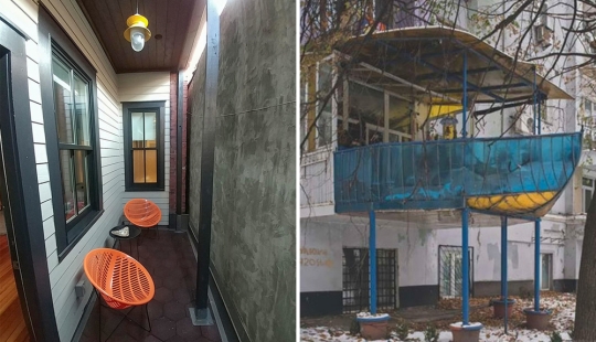 22 photos of balconies and loggias that cause admiration, laughter and a lot of questions