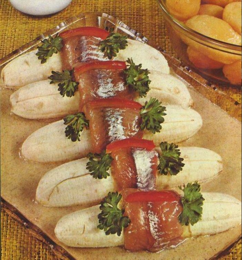 22 stubborn dishes from the past - strange photos from cookbooks of the last century