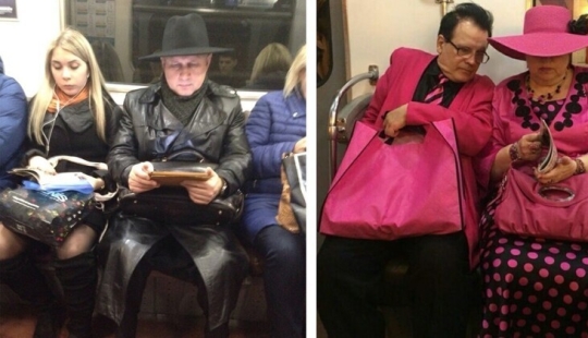 22 stylish passengers of the St. Petersburg metro