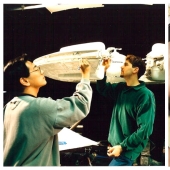 22 voiceover photos of famous films that show how a movie is shot