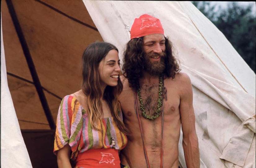 23 fotos muestran lo desinhibidos que eran los hippies