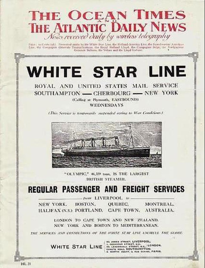 25 facts about the Titanic that might surprise you 25 facts about the Titanic that might surprise you