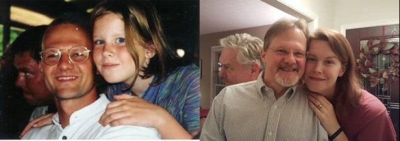 25 family photos that were recreated many years later 25 family photos that were recreated many years later