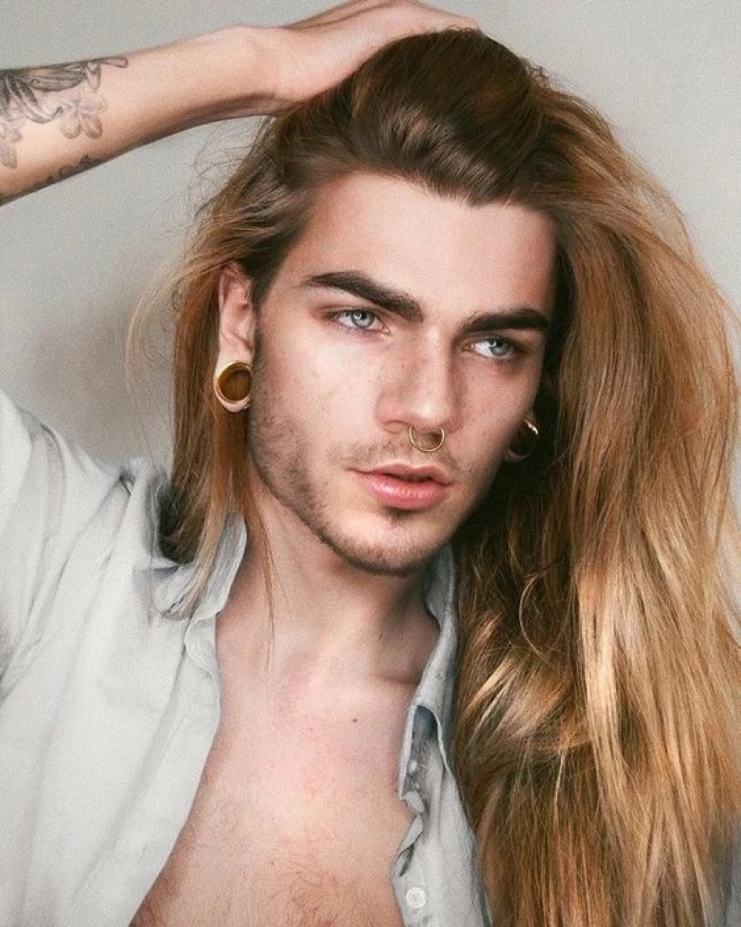 25 fotos de hombres con cabello largo 25 fotos de hombres con cabello largo