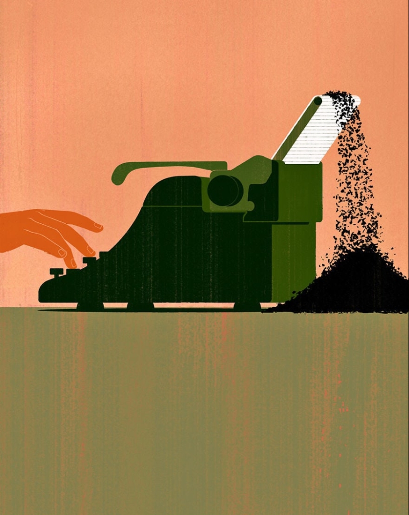 25 ilustraciones temáticas sobre nuestro mundo loco