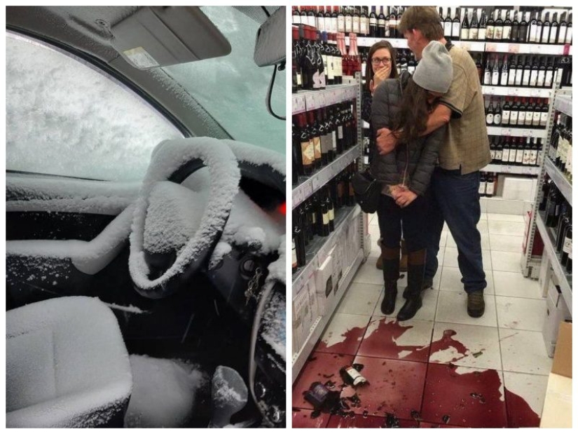 25 photos of people who clearly have big problems with luck