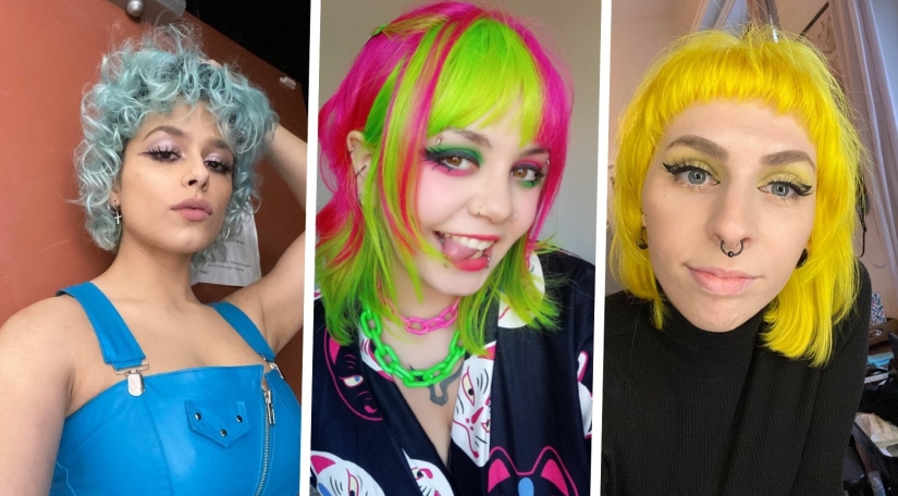 27 photos of girls who ventured into bright hair coloring 27 photos of girls who ventured into bright hair coloring
