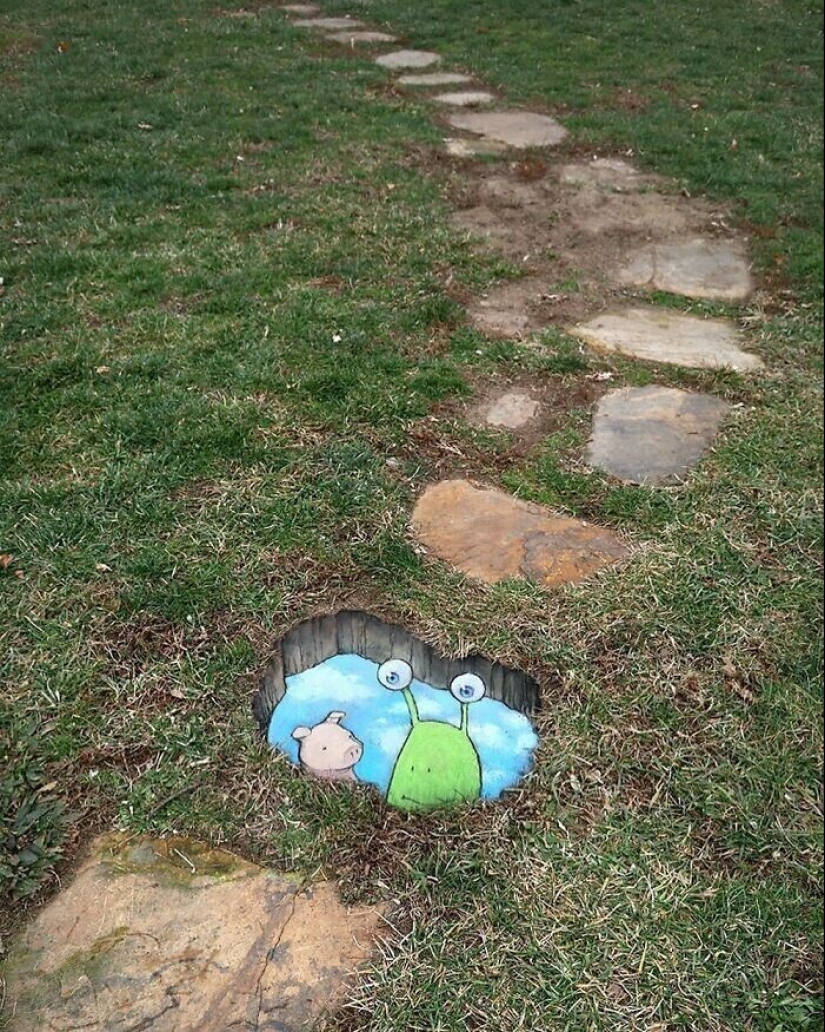 30 animales desconocidos en las calles de la ciudad de la artista David Sinn 30 animales desconocidos en las calles de la ciudad de la artista David Sinn