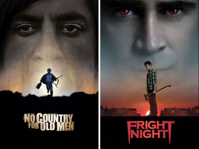 30 carteles de películas que son demasiado similares entre sí. ¿Quién ha splagiated de quién? 30 carteles de películas que son demasiado similares entre sí. ¿Quién ha splagiated de quién?