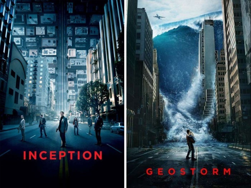 30 carteles de películas que son demasiado similares entre sí. ¿Quién ha splagiated de quién? 30 carteles de películas que son demasiado similares entre sí. ¿Quién ha splagiated de quién?