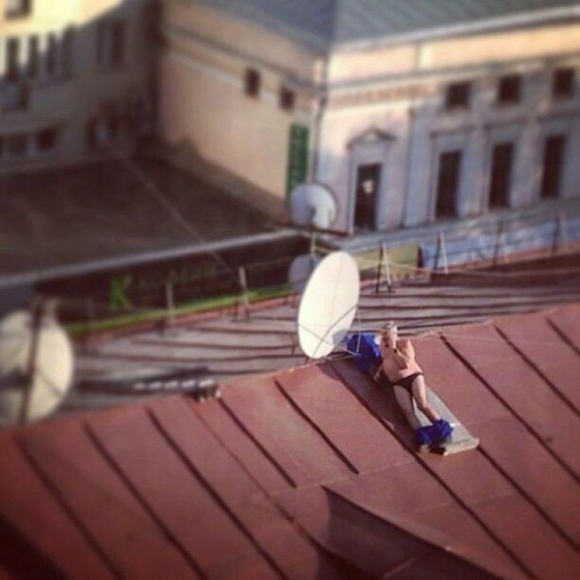 30 ejemplos de baños de sol extremos en el techo, en la ventana y no solo