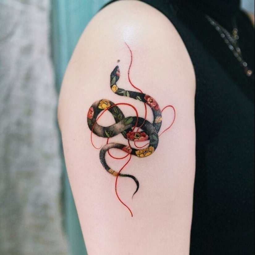 30 exquisite works of a tattoo artist from South Korea