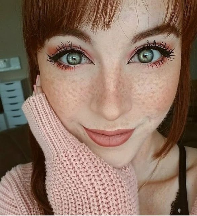 30 fotos de la gente, que la naturaleza generosamente dotado de una belleza sobrenatural