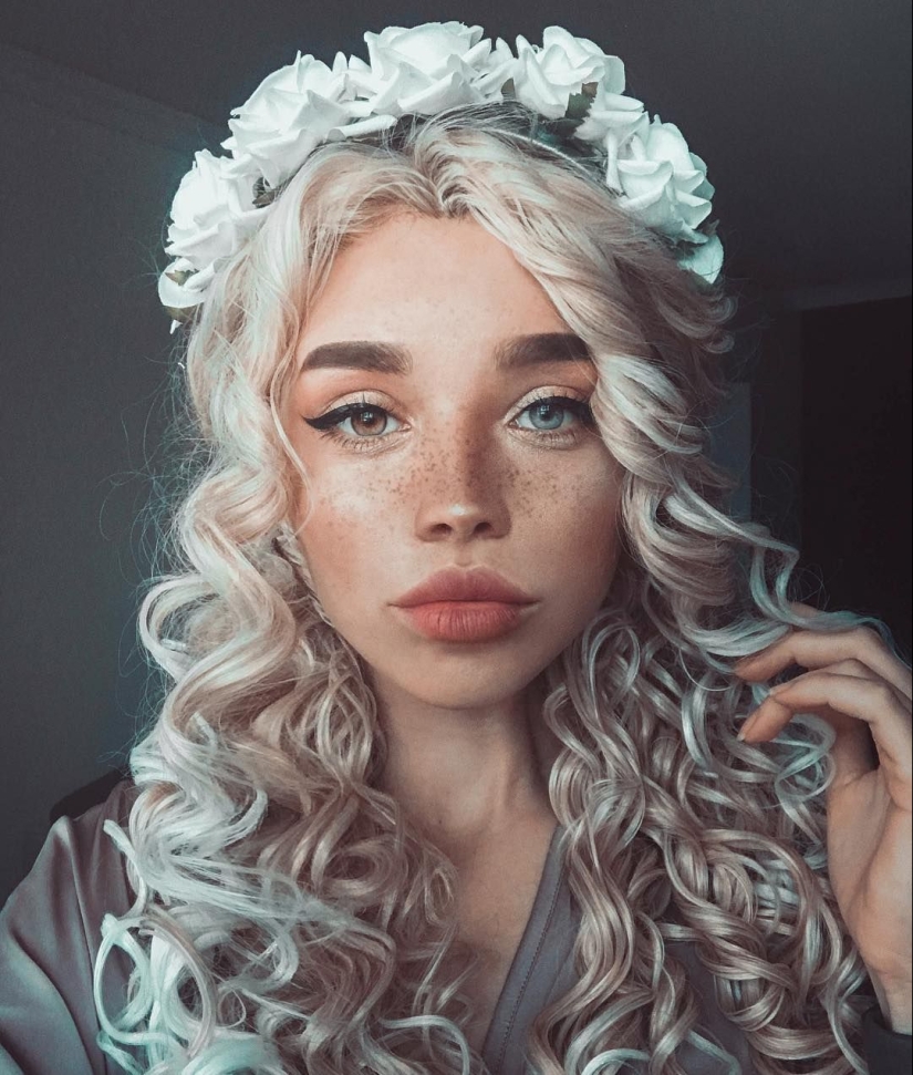 30 fotos de la gente, que la naturaleza generosamente dotado de una belleza sobrenatural