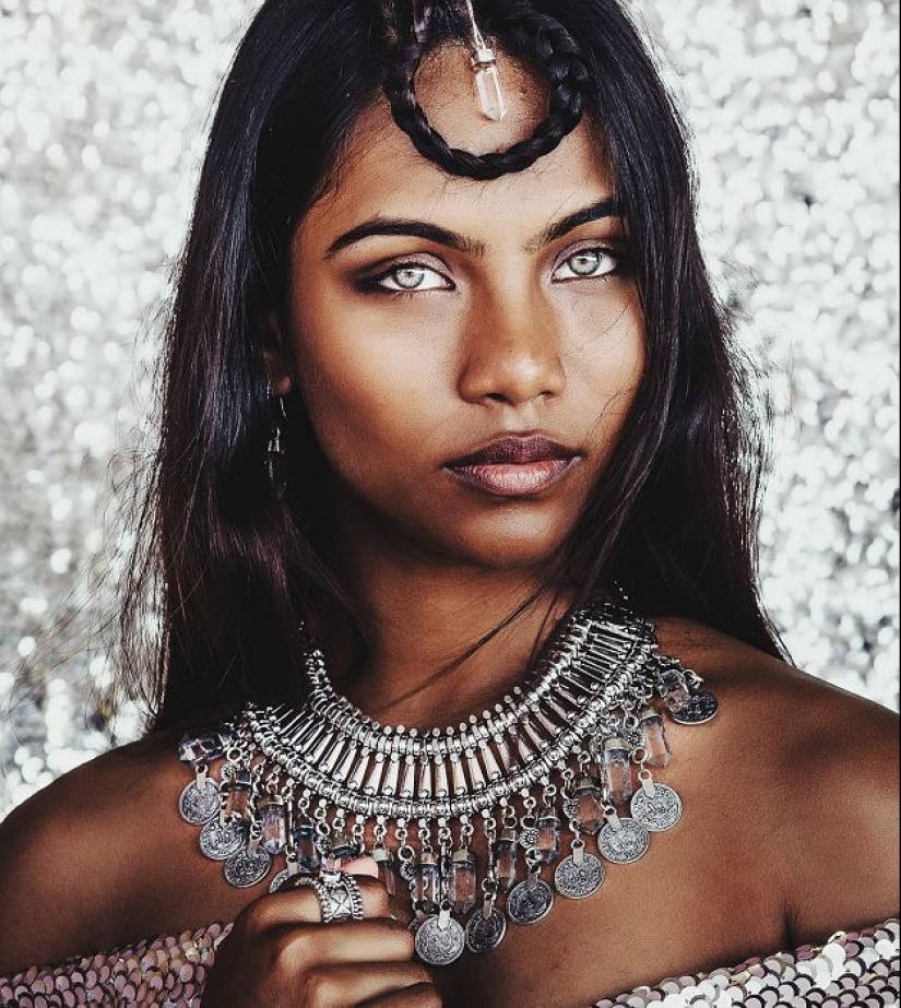 30 fotos de la gente, que la naturaleza generosamente dotado de una belleza sobrenatural