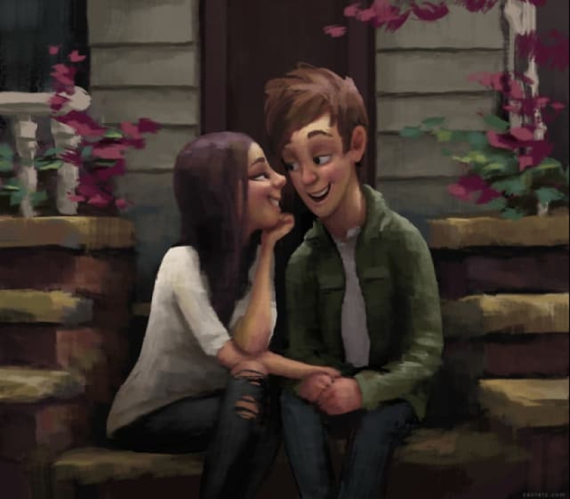 30 idílico ilustraciones de amor y afecto que calentará tu corazón 30 idílico ilustraciones de amor y afecto que calentará tu corazón