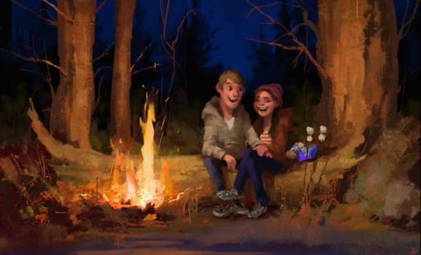 30 idílico ilustraciones de amor y afecto que calentará tu corazón 30 idílico ilustraciones de amor y afecto que calentará tu corazón