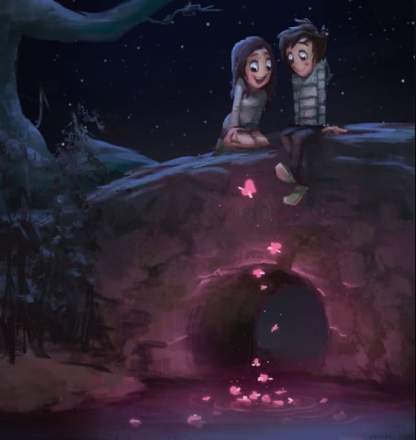 30 idílico ilustraciones de amor y afecto que calentará tu corazón 30 idílico ilustraciones de amor y afecto que calentará tu corazón