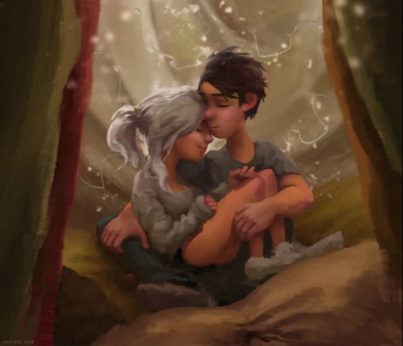 30 idílico ilustraciones de amor y afecto que calentará tu corazón 30 idílico ilustraciones de amor y afecto que calentará tu corazón