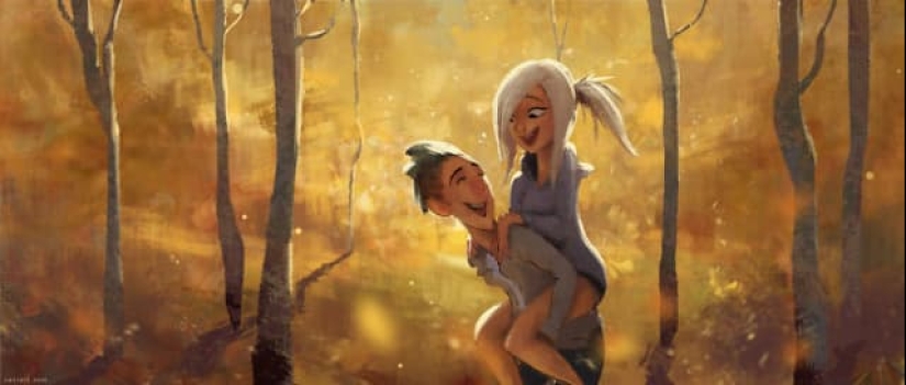 30 idílico ilustraciones de amor y afecto que calentará tu corazón 30 idílico ilustraciones de amor y afecto que calentará tu corazón
