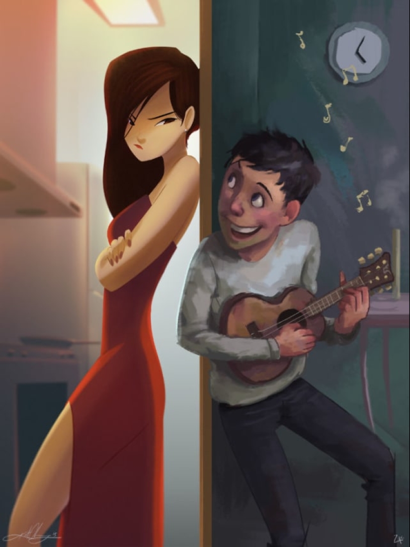 30 idyllic illustrations of love and affection that will warm your heart 30 idyllic illustrations of love and affection that will warm your heart