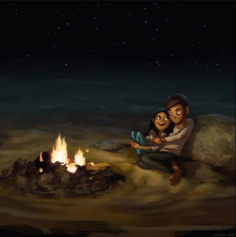 30 idyllic illustrations of love and affection that will warm your heart 30 idyllic illustrations of love and affection that will warm your heart