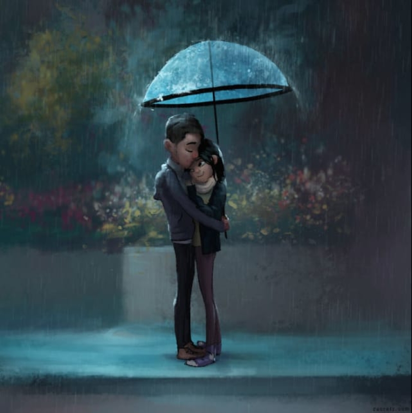 30 idyllic illustrations of love and affection that will warm your heart 30 idyllic illustrations of love and affection that will warm your heart
