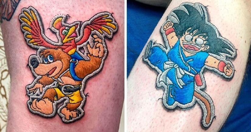 30 Incredibly Cool Tattoos That Look Like Patches