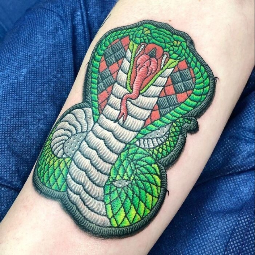 30 Incredibly Cool Tattoos That Look Like Patches