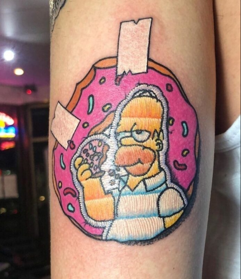 30 Incredibly Cool Tattoos That Look Like Patches