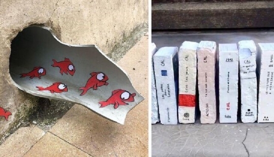 30 ingeniosos actos de vandalismo por un artista callejero de Francia 30 ingeniosos actos de vandalismo por un artista callejero de Francia