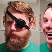 30 men with and without a beard. Are they exactly the same people?